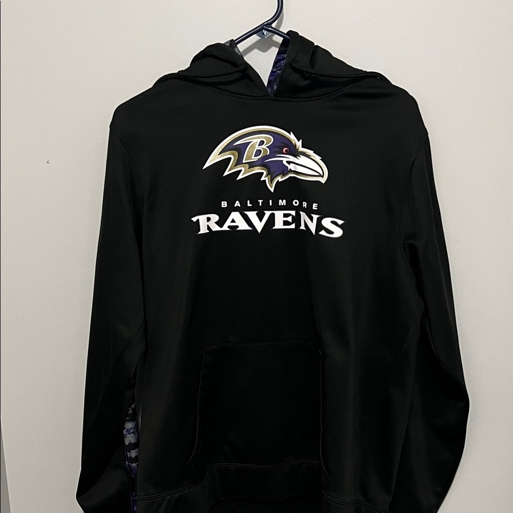 NFL Black Baltimore Ravens Lightweight Jacket